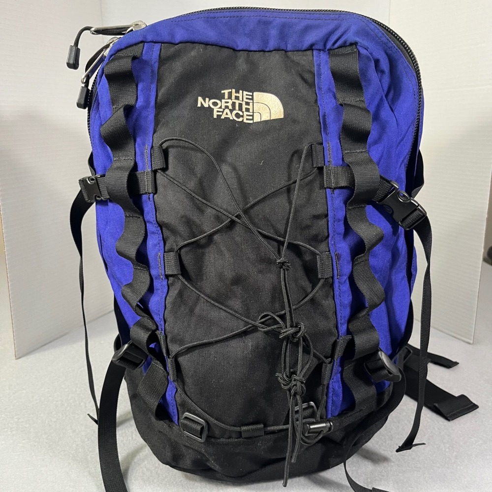 The North Face Freedom Hiking Backpack Royal Blue Black Outdoor‎ Camping Travel